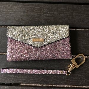 Kate Spade Rose Pink Glitter  Phone Case 6s/7/8